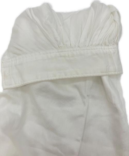 COMME des GARCONS COMME des GARCONS（コムデギャルソン コムデギャルソン）COMME des GARCONS COMME des GARCONS (コムデギャルソン コムデギャルソン) ブラウスワンピース ホワイト サイズ:Mの古着・服飾アイテム