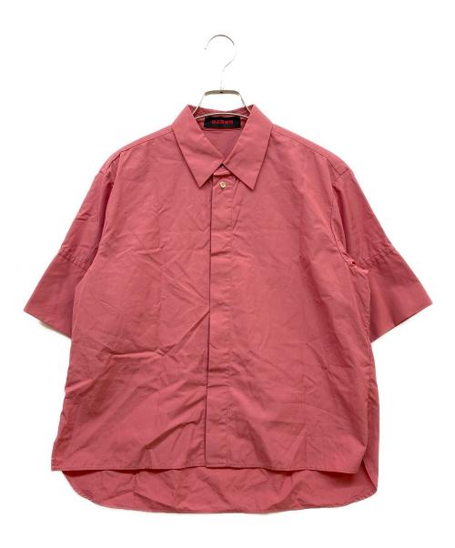CABAN（キャバン）CABAN (キャバン) コットンシャンブレー ハーフスリーブシャツ ピンク サイズ:Fの古着・服飾アイテム