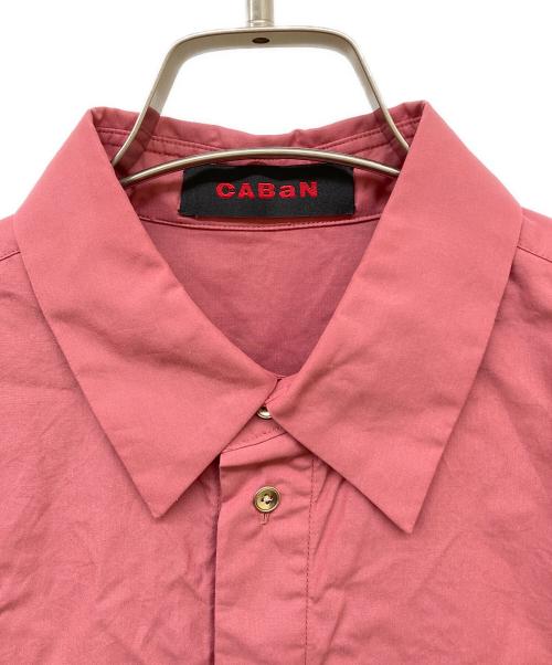 CABAN（キャバン）CABAN (キャバン) コットンシャンブレー ハーフスリーブシャツ ピンク サイズ:Fの古着・服飾アイテム