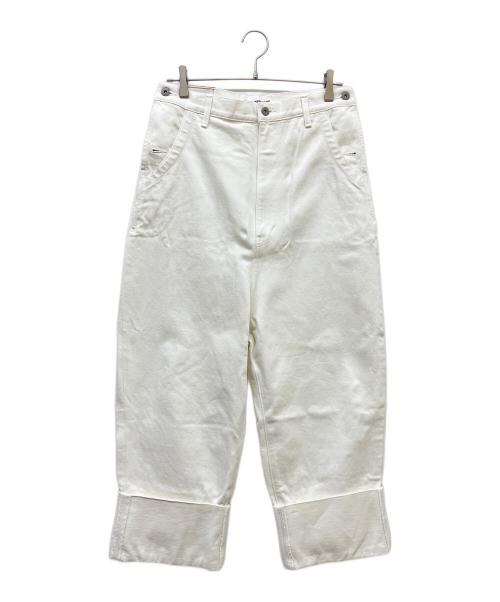 JUNYA WATANABE COMME des GARCONS（(ジュンヤワタナベ コムデギャルソン）JUNYA WATANABE COMME des GARCONS ((ジュンヤワタナベ コムデギャルソン) ロールアップデニムパンツ ホワイト サイズ:SIZE Mの古着・服飾アイテム