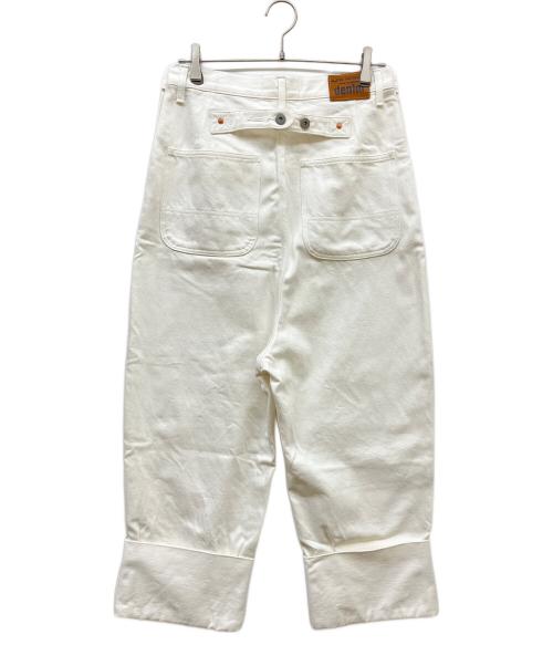 JUNYA WATANABE COMME des GARCONS（(ジュンヤワタナベ コムデギャルソン）JUNYA WATANABE COMME des GARCONS ((ジュンヤワタナベ コムデギャルソン) ロールアップデニムパンツ ホワイト サイズ:SIZE Mの古着・服飾アイテム