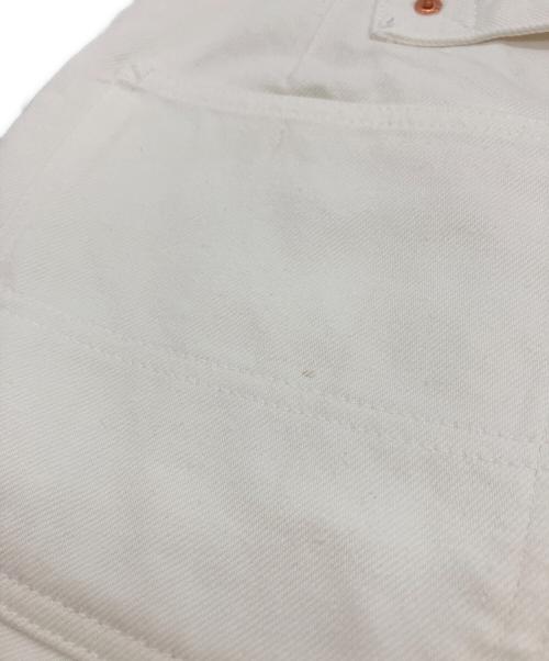 JUNYA WATANABE COMME des GARCONS（(ジュンヤワタナベ コムデギャルソン）JUNYA WATANABE COMME des GARCONS ((ジュンヤワタナベ コムデギャルソン) ロールアップデニムパンツ ホワイト サイズ:SIZE Mの古着・服飾アイテム