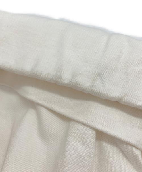 JUNYA WATANABE COMME des GARCONS（(ジュンヤワタナベ コムデギャルソン）JUNYA WATANABE COMME des GARCONS ((ジュンヤワタナベ コムデギャルソン) ロールアップデニムパンツ ホワイト サイズ:SIZE Mの古着・服飾アイテム