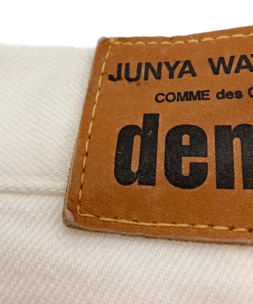 JUNYA WATANABE COMME des GARCONS（(ジュンヤワタナベ コムデギャルソン）JUNYA WATANABE COMME des GARCONS ((ジュンヤワタナベ コムデギャルソン) ロールアップデニムパンツ ホワイト サイズ:SIZE Mの古着・服飾アイテム