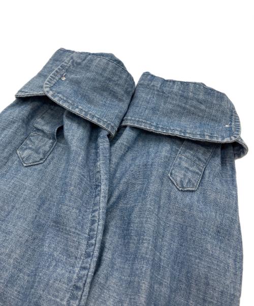 POLO RALPH LAUREN（ポロ・ラルフローレン）POLO RALPH LAUREN (ポロ・ラルフローレン) デニムシャツ スカイブルー サイズ:6の古着・服飾アイテム