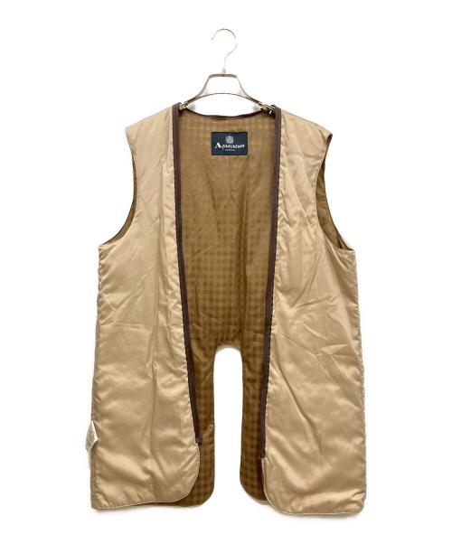 Aquascutum（アクアスキュータム）Aquascutum (アクアスキュータム) ライナー付きコート ブラウン サイズ:SIZE 36の古着・服飾アイテム