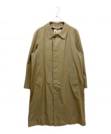 Aquascutum（アクアスキュータム）の古着「ステンカラーコート」｜ベージュ
