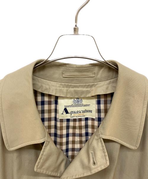 Aquascutum（アクアスキュータム）Aquascutum (アクアスキュータム) ステンカラーコート ベージュ サイズ:-の古着・服飾アイテム
