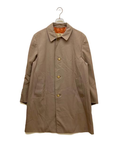 Aquascutum（アクアスキュータム）Aquascutum (アクアスキュータム) 60’sステンカラーコート ベージュ サイズ:40の古着・服飾アイテム
