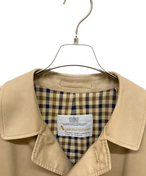 Aquascutum（アクアスキュータム）Aquascutum (アクアスキュータム) 70’s-80’sAqua5ステンカラーコート ベージュ サイズ:40の古着・服飾アイテム