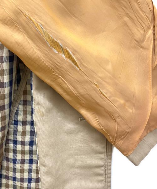 Aquascutum（アクアスキュータム）Aquascutum (アクアスキュータム) 70’s-80’sAqua5ステンカラーコート ベージュ サイズ:40の古着・服飾アイテム