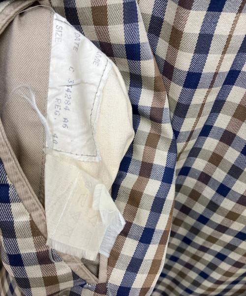 Aquascutum（アクアスキュータム）Aquascutum (アクアスキュータム) 70’s-80’sAqua5ステンカラーコート ベージュ サイズ:40の古着・服飾アイテム