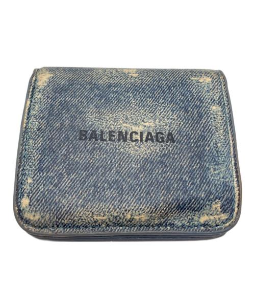 BALENCIAGA（バレンシアガ）BALENCIAGA (バレンシアガ) CASH MINI WALLET インディゴの古着・服飾アイテム