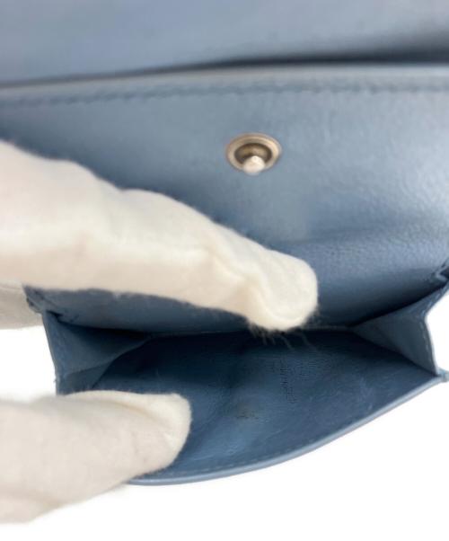 BALENCIAGA（バレンシアガ）BALENCIAGA (バレンシアガ) CASH MINI WALLET インディゴの古着・服飾アイテム