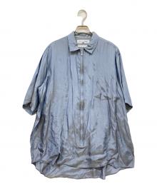 COMME des GARCONS SHIRT（コムデギャルソンシャツ）の古着「ジップアップシャツ」｜スカイブルー