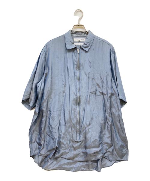 COMME des GARCONS SHIRT（コムデギャルソンシャツ）COMME des GARCONS SHIRT (コムデギャルソンシャツ) ジップアップシャツ スカイブルー サイズ:SIZE Mの古着・服飾アイテム