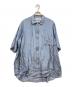 COMME des GARCONS SHIRT（コムデギャルソンシャツ）の古着「ジップアップシャツ」｜スカイブルー