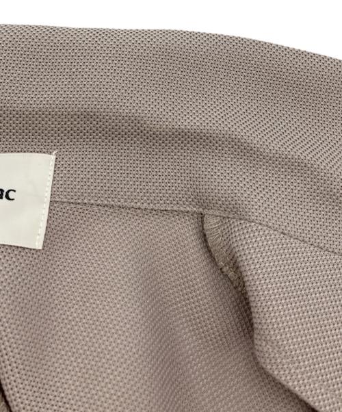 le.coeur blanc（ルクールブラン）le.coeur blanc (ルクールブラン) メッシュダブルブレストジャケット ベージュ サイズ:38の古着・服飾アイテム