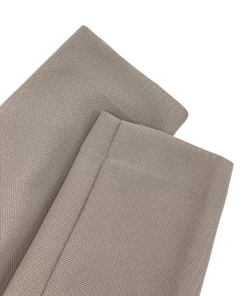 le.coeur blanc（ルクールブラン）le.coeur blanc (ルクールブラン) メッシュダブルブレストジャケット ベージュ サイズ:38の古着・服飾アイテム