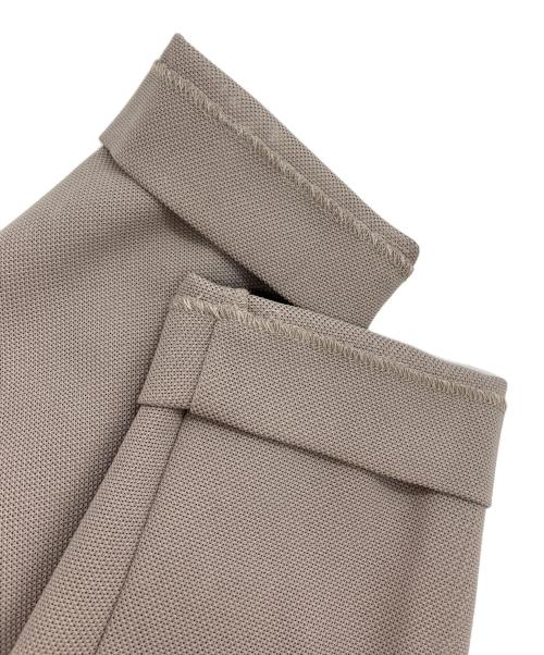 le.coeur blanc（ルクールブラン）le.coeur blanc (ルクールブラン) メッシュダブルブレストジャケット ベージュ サイズ:38の古着・服飾アイテム
