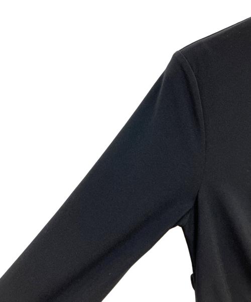 HELMUT LANG（ヘルムートラング）HELMUT LANG (ヘルムートラング) ドレープロングワンピース ブラック サイズ:XSの古着・服飾アイテム
