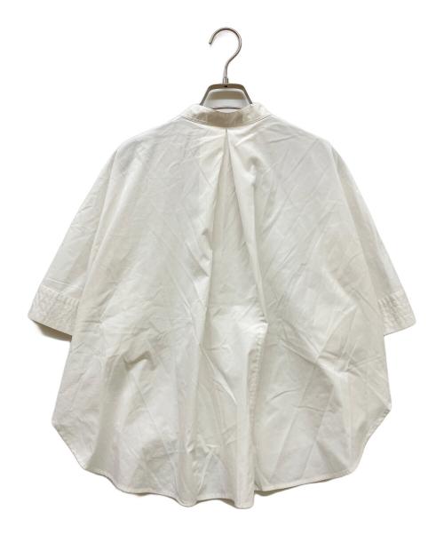 PLST（プラステ）PLST (プラステ) HARUNOBUMURATA (ハルノブ ムラタ) コットンブレンドハーフスリーブシャツ ホワイト サイズ:SIZE Sの古着・服飾アイテム
