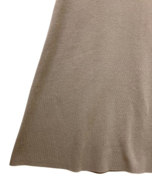 CHAOS（カオス）CHAOS (カオス) シルク混ニットスカート ベージュ サイズ:Fの古着・服飾アイテム