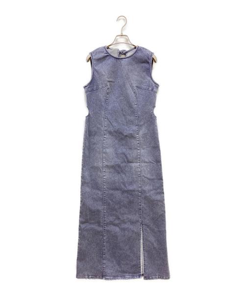 Honey mi Honey（ハニーミーハニー）Honey mi Honey (ハニーミーハニー) denim long one-piece パープル サイズ:SIZE Freeの古着・服飾アイテム