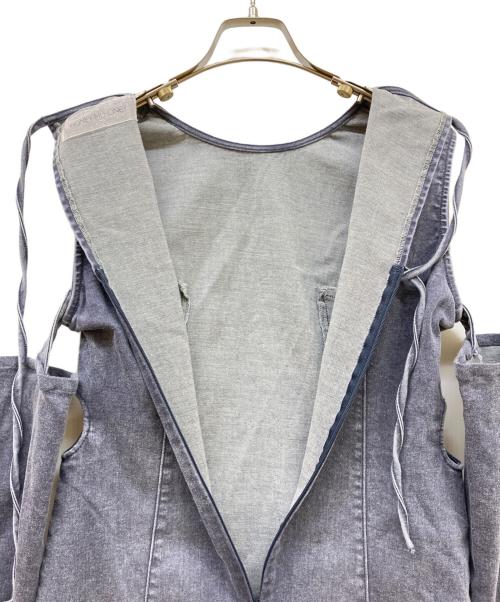 Honey mi Honey（ハニーミーハニー）Honey mi Honey (ハニーミーハニー) denim long one-piece パープル サイズ:SIZE Freeの古着・服飾アイテム