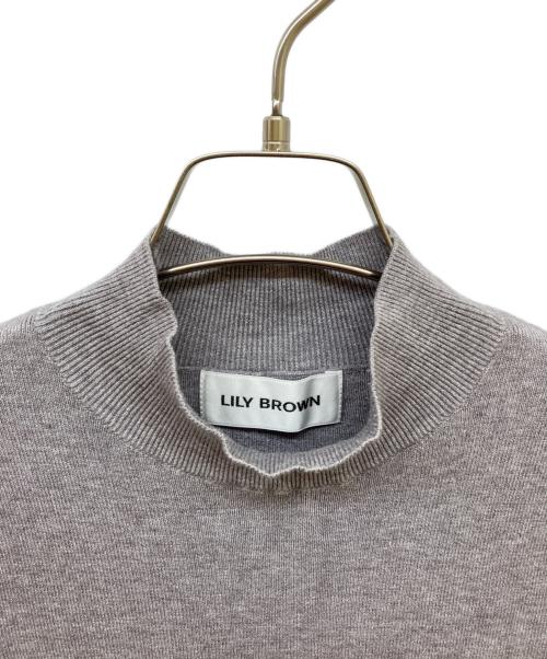 Lily Brown（リリーブラウン）Lily Brown (リリーブラウン) ビスチェセットニットワンピース グレー サイズ:Freeの古着・服飾アイテム