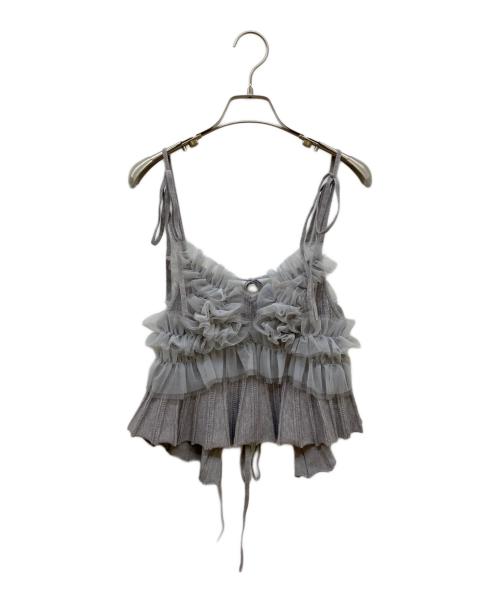Lily Brown（リリーブラウン）Lily Brown (リリーブラウン) ビスチェセットニットワンピース グレー サイズ:Freeの古着・服飾アイテム
