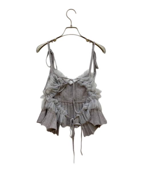 Lily Brown（リリーブラウン）Lily Brown (リリーブラウン) ビスチェセットニットワンピース グレー サイズ:Freeの古着・服飾アイテム