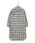 BURBERRY LONDON（バーバリーロンドン）の古着「丸襟ワンピース」｜グレー×ブルー