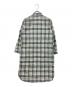BURBERRY LONDON (バーバリーロンドン) 丸襟ワンピース グレー×ブルー サイズ:SIZE UK 6：5000円
