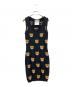MOSCHINO（モスキーノ）の古着「テディデザインニットワンピース」｜ブラック