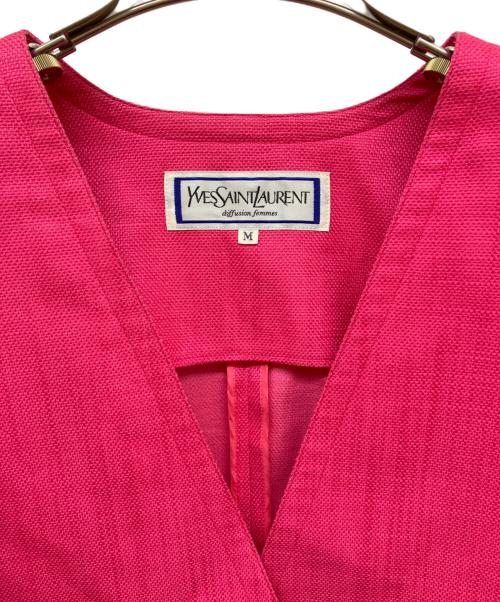 Yves Saint Laurent（イヴサンローラン）Yves Saint Laurent (イヴサンローラン) ヴィンテージスーツ ピンク サイズ:Mの古着・服飾アイテム