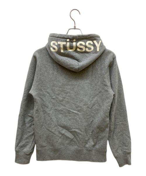 stussy（ステューシー）stussy (ステューシー) プルオーバーパーカー グレー サイズ:Sの古着・服飾アイテム