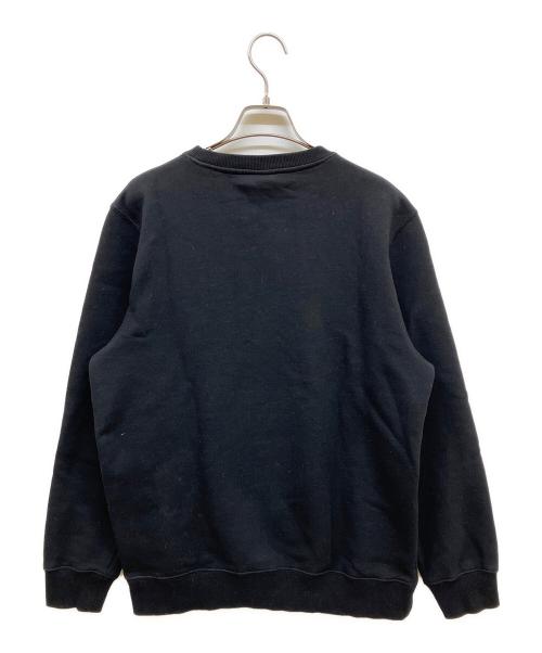 stussy（ステューシー）stussy (ステューシー) 刺繍ロゴスウェット ブラック サイズ:Mの古着・服飾アイテム