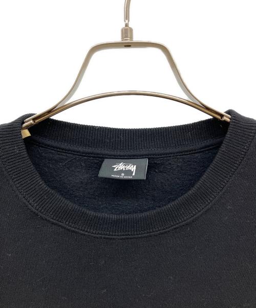 stussy（ステューシー）stussy (ステューシー) 刺繍ロゴスウェット ブラック サイズ:Mの古着・服飾アイテム