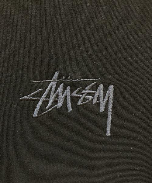 stussy（ステューシー）stussy (ステューシー) 刺繍ロゴスウェット ブラック サイズ:Mの古着・服飾アイテム