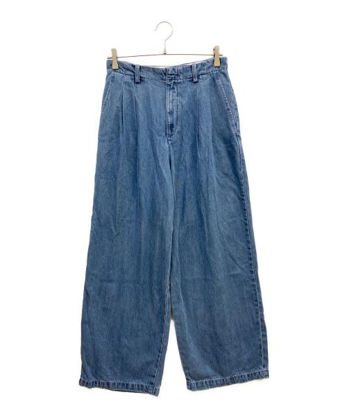 SLOBE IENA（スローブ イエナ）SLOBE IENA (スローブ イエナ) LEDENIM TUCK TROUSERデニム インディゴ サイズ:38の古着・服飾アイテム