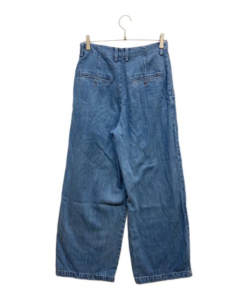 SLOBE IENA（スローブ イエナ）SLOBE IENA (スローブ イエナ) LEDENIM TUCK TROUSERデニム インディゴ サイズ:38の古着・服飾アイテム