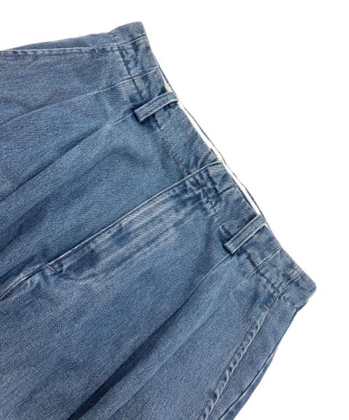 SLOBE IENA（スローブ イエナ）SLOBE IENA (スローブ イエナ) LEDENIM TUCK TROUSERデニム インディゴ サイズ:38の古着・服飾アイテム
