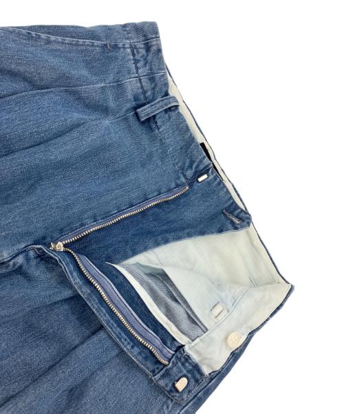 SLOBE IENA（スローブ イエナ）SLOBE IENA (スローブ イエナ) LEDENIM TUCK TROUSERデニム インディゴ サイズ:38の古着・服飾アイテム