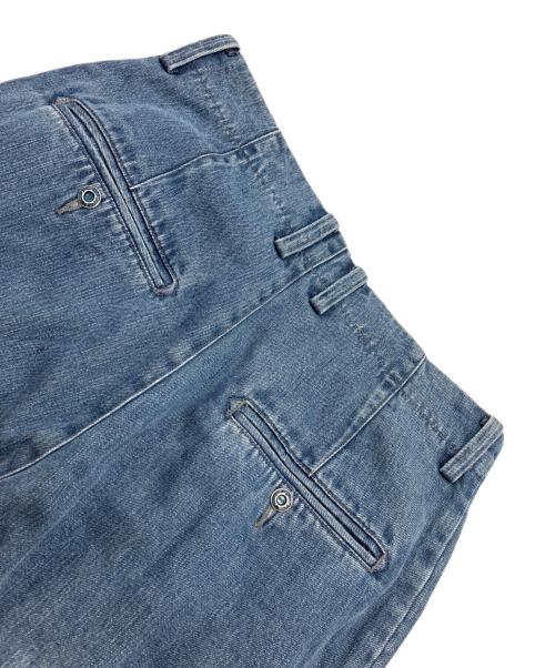SLOBE IENA（スローブ イエナ）SLOBE IENA (スローブ イエナ) LEDENIM TUCK TROUSERデニム インディゴ サイズ:38の古着・服飾アイテム