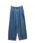 SLOBE IENA（スローブ イエナ）の古着「LEDENIM TUCK TROUSERデニム」｜インディゴ
