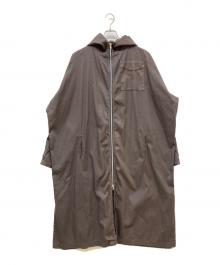 Y's（ワイズ）の古着「ジップフーディコート」｜ブラウン