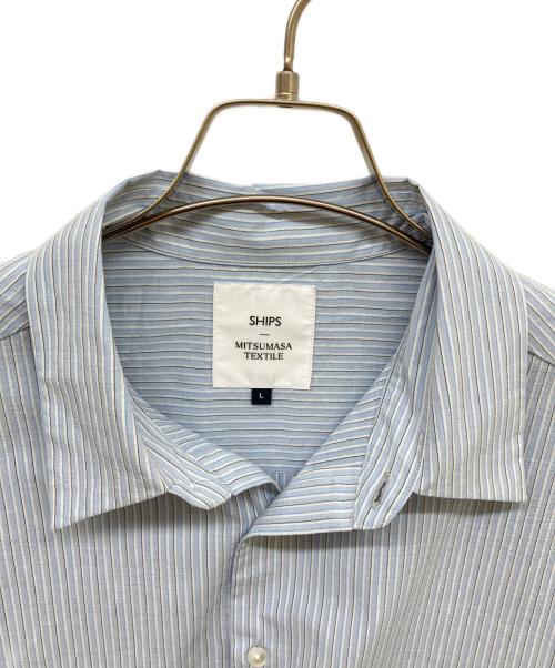 SHIPS（シップス）SHIPS (シップス) ミツマサ ショートスリーブ シャツ スカイブルー サイズ:Lの古着・服飾アイテム