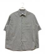 SOPHNET.ソフネット）の古着「TROPICAL CHECK RELAX-FIT S/S SHIRT」｜グレー