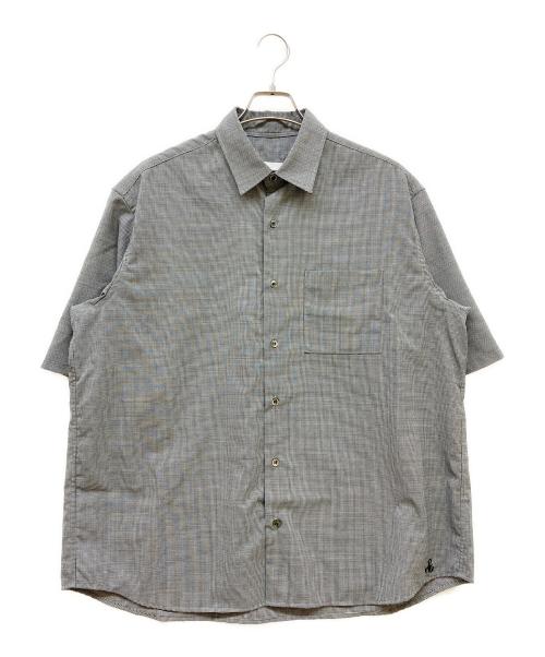 SOPHNET.（ソフネット）SOPHNET. (ソフネット) TROPICAL CHECK RELAX-FIT S/S SHIRT グレー サイズ:SIZE 3の古着・服飾アイテム